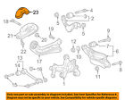 4875347020 Toyota Oem Prius Rear Bracket Cover Left