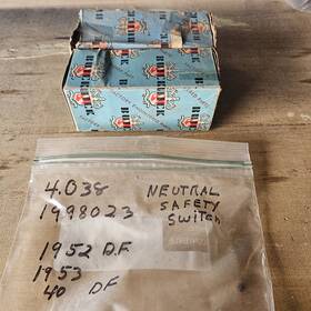 1998023 Buick Nos 1952 1953 Neutral Safety Switch Dynaflow
