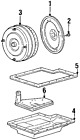 3c3z6375aa Flywheel Ford Genuine Oem