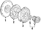 1l5z6375ba Ford Genuine Oem Factory Original Flywheel