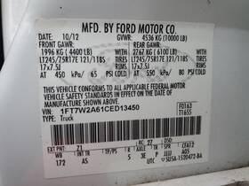 Cc3p7000ca Ford Used Automatic Transmission Assembly Fits 2012 F250sd Pickup At 6.2l