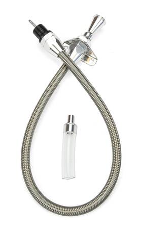 Td-3700fm36 Lokar Transmission Dipstick Braided Stainless Natural Firewall Mount 36 Inch L 700r4