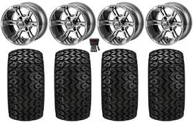 Ylsiss201012 Lsi Wheels / Tires 108939 Raptor 12 Inch Golf Gm/machined 20 Sierra Sport Yamaha