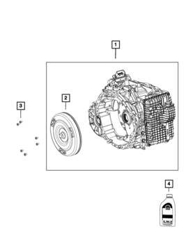 68311492ba Mopar Genuine With Torque Converter Transmission Kit