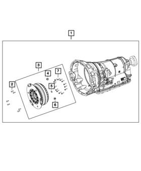 68334694ab Mopar Genuine With Torque Converter Transmission