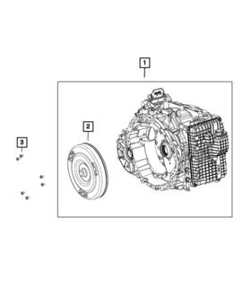 68445940aa Mopar Genuine With Torque Converter Transmission Kit