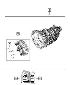 68533467ab Mopar Genuine With Torque Converter Transmission Kit 68533467ab Mopar Genuine With Torque Converter Transmission Kit