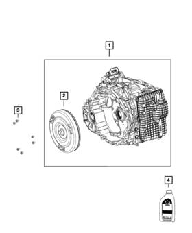 68595373aa Mopar Genuine With Torque Converter Transmission Kit