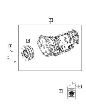 68675245aa Mopar Genuine With Torque Converter Transmission Kit