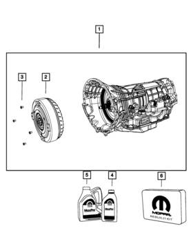 R8079181ac Mopar Genuine With Torque Converter Transmission Kit Remanufactured