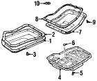 4295875ac Pan Gasket Dodgejeep Oem Genuine