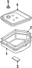 098321370 Pan Gasket Genuine Volkswagen Oem