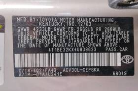 263973 Toyota Used Automatic Transmission Assembly Fits 2004 Camry At 4 Cylinder 2azfe