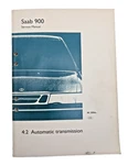 1994 - 1998 Saab 900 Automatic Transmission Service Manual Book 95 96 97. Fixed Price $74.99.