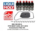 Auto Transmission Filter Kit For Audi 2.0L,3.0, 2011-2015 0BK398009A Liquimoly. Fixed Price $169.69.