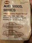 Audi 5000S, 5000CS Repair Manual 1984-1988 : Gasoline, Turbo, And Diesel,. Fixed Price $24.11.