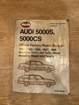 1986 Audi 5000S 5000CS Quattro Section 90-97 Electrical Service Repair Manual. Fixed Price $59.99.