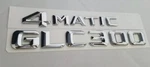 GLC300 + 4MATIC Mercedes Rear Trunk Nameplate Badge Emblems Numbers Letters. Fixed Price $23.89.