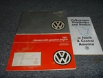 1987 Volkswagen Vw Cabriolet Convertible Owner Operator Manual User Guide Set Xz. Fixed Price $246.13.