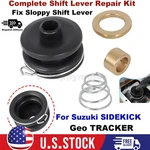 For Suzuki Sidekick Geo Tracker 5SP Shifter Lever Repair W/ Bushings Spring Boot. Fixed Price $24.99.
