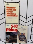 1992 Chevrolet S10 Pickup Owners Manual Set Oem Factory Truck Warranty Roadside. Fixed Price $35.56.