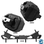 Insert Of Engine Motor Mounts & Trans 3PCS Set For Dodge Ram 1500 2008 3.7. Fixed Price $89.00.