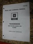 1973 Gmc Chevy Transmission Overhaul Manual New Process Model 435 Speed. Fixed Price $13.99.