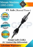 Gsp Oem Front Left Cv Axle For 1995-1999 Nissan Maxima Manual Trans. Lifetime W.. Fixed Price $107.09.