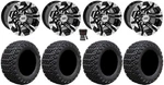 Gtw Specter 10" Golf Wheels Machined 22" X-trail Tires E-z-go & Club Car. Fixed Price $712.20.
