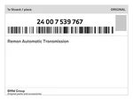 Genuine Bmw Reman Automatic Transmission 24-00-7-539-767 New. Fixed Price $6705.07.