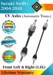 Oe Front Cv Axles For 2004-2010 Suzuki Swift+ Automatic Trans. Lifetime Warranty. Fixed Price $217.41.
