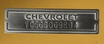Chevy Chevrolet Door Dash Tag Data Serial Number Plate Stamped W/ Your Vi#. Fixed Price $63.00.