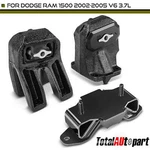 3X Engine Motor & Transmission Mount For Dodge Ram 1500 2002-2005 3.7L 4WD Rwd. Fixed Price $131.99.