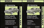 2003 Toyota Camry Solara Repair Manual Original Set Sle Shop Service Books. Fixed Price $74.96.