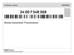 Genuine Bmw Reman Automatic Transmission 24-00-7-548-368 New. Fixed Price $6705.07.