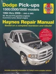 1994-2008 Dodge Ram 4X4 V6/V8/V10 Gas, Cummins Diesel Repair Service Manual 2878. Fixed Price $36.42.