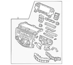 Genuine Honda Panel *NH482L* (black Metallic) 39179-SDN-L31ZA. Fixed Price $138.71.