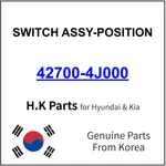 Genuine 42700-4J000 Switch Assy-position For Hyundai / Kia. Fixed Price $45.38.