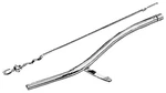 Transdapt 4995 24 In. Chrome Transmission Dipstick And Tube For Gm TH400. Fixed Price $36.63.
