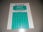 Workshop Manual Shift Transmission RA61F Toyota 08/2004. Fixed Price $23.43.
