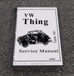 1973 Volkswagen Vw Thing Type 181 Shop Service Repair Manual. Fixed Price $160.03.