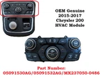05091532AG Oem Chrysler 200 Temperature Hvac Heater Volume Controls Panel. Fixed Price $44.99.