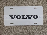 Volvo Black Vanity Plate Metal Novelty White. Fixed Price $16.99.