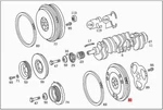 Genuine Mercedes Flywheel 6030301505. Fixed Price $1807.40.