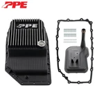 Ppe Heavy-duty Brushed Aluminum Transmission Pan For 07-23 Gmc/chevy With 6L90. Fixed Price $349.99.