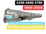 42RE 46RE 47RE 2WD Transmission Rebuilt Overdrive Dodge Jeep Speed Sensor Hole. Fixed Price $550.00.