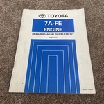 Toyota Corolla AE103 7A-FE Engine Repair Manual Supplement May 1995. Fixed Price $22.81.