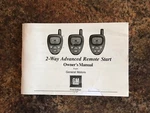 2008 2009 Hummer Advanced Remote Start Owners Manual - H2 H3. Fixed Price $29.95.