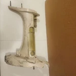 *1958 Mercury Mark 10A 15A 28AD Midsection Exhaust Housing W/linkage V. Fixed Price $129.00.