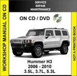 Hummer H3 2006 2007 2008 2009 2010 Service Repair Workshop Manual Cd. Fixed Price $22.99.